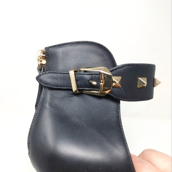 Valentino Accents Rockstud Leather Sandals 36 - Picture 11 of 12